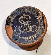 Wooden Thread Spool Vintage Antique Reels/Decoration Plain.