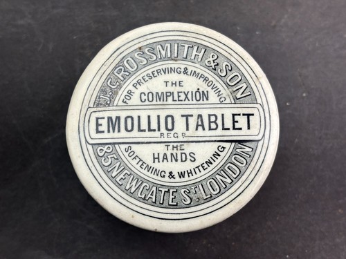 61461 old antique printed pot - antique,