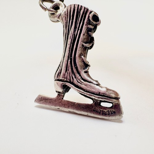 Ice skate charm - skate,