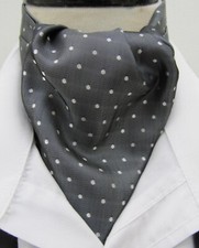 Mens Grey and Silver Pin Spot