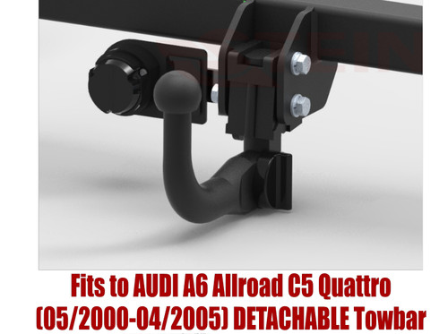 Detachable tow bar for audi - for, a6