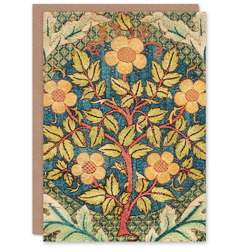 William morris art card rose - art,
