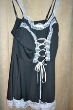 FANTASTIC SO SEXY BLACK AND WHITE  MAIDS UNIFORM MISTRESS SISSY MAID CD/TV