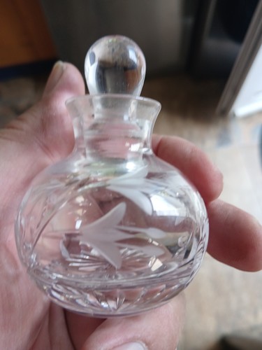 Glass perfume bottle cm - bottle, 8.5