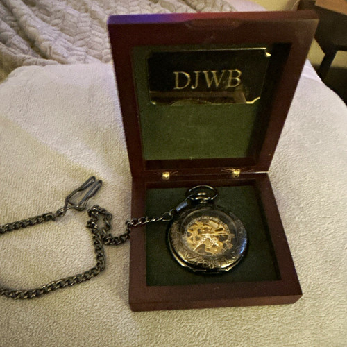 Djwb skeleton pocket watch - pocket,