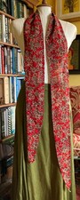 VINTAGE TOAST SILK OBI BELT RED