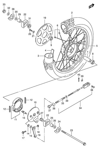 Suzuki genuine washer 5mm x - washer,