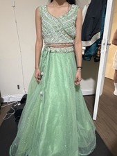 Mint Green Lehenga Set Size S
