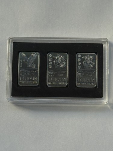 Wessex mint silver bars - silver,