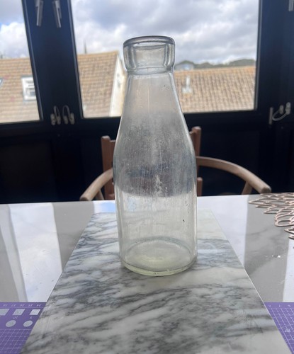Vintage milk bottle - milk,