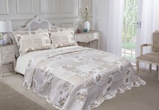 Shabby Chic Quilted Bedspread