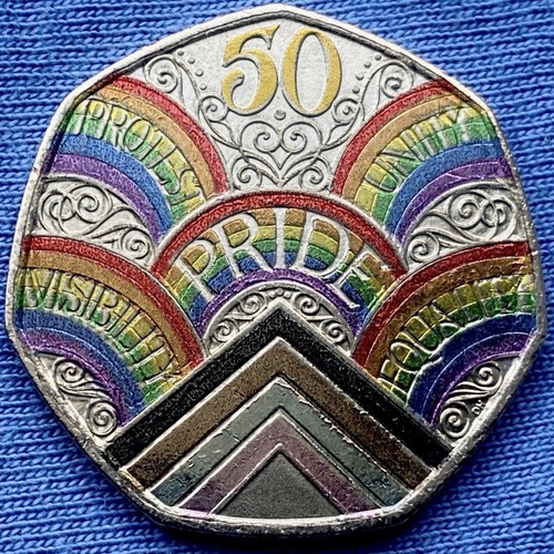 Pride 50p coin 2022 unc - 2022, uk