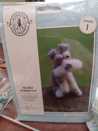 Felted terrier kit kirstie - terrier,