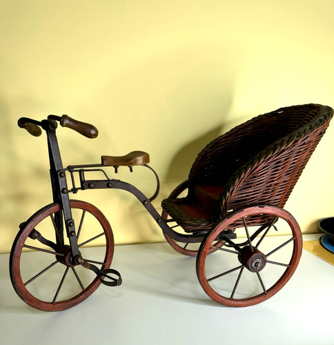 Vintage rickshaw tricycle - rickshaw,