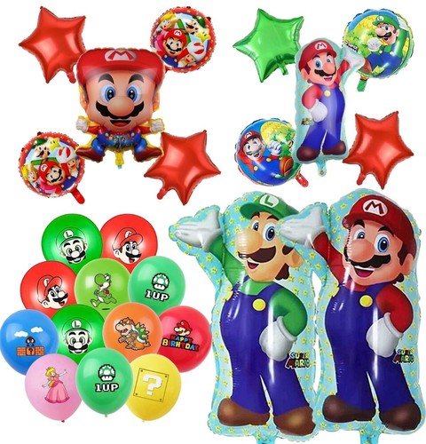 Super mario balloons luigi - ,