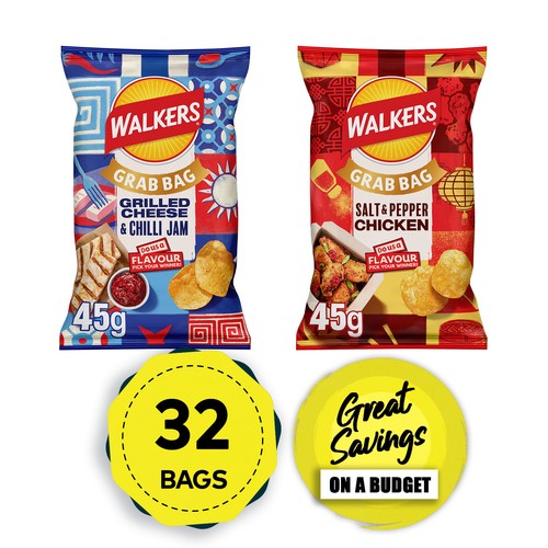 Duaf walkers crisps grilled - walkers,