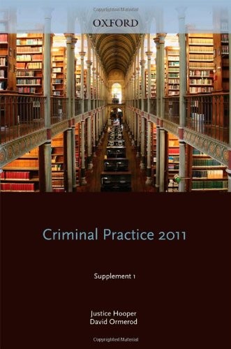 Blackstone criminal practice - criminal,