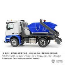 1:14 3Speed LESU Skip Loader 3363 4WD RC Hydraulic Swing Arm Garbage Dump Truck