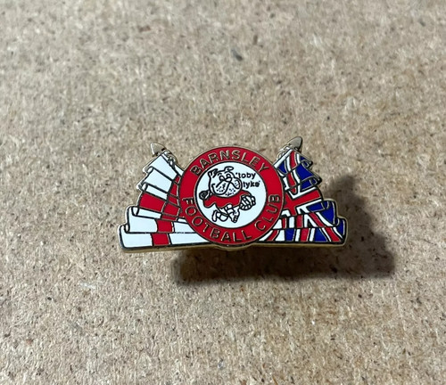 Barnsley rare enamel football - rare,