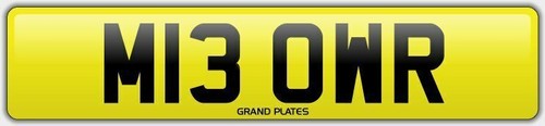 Mower number plate mows mow - mows,
