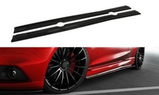 Side Skirts Diffusers Maxton Design Gloss Black For Ford Fiesta Mk7 ST / Zetec S