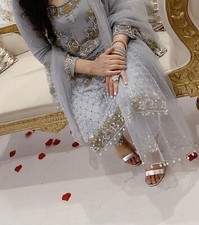 Golu Designer Salwar Kameez Wedding Suit Anarkali Size M