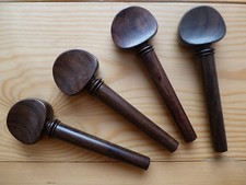 CELLO ROSEWOOD PEGS, 4 PIECES, FULL SIZE 4/4, TOP QUALITY, UK SELLER!
