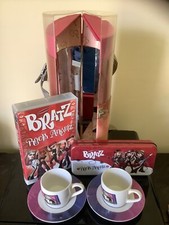 Vintage Bratz Cup & Saucer Set, VHS Video, Pencil Tin & Ooh La La Lipstick Case