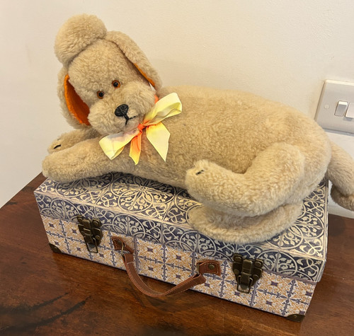 Vintage poodle dog soft toy - poodle,