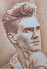 Original drawing morrissey - drawing, of