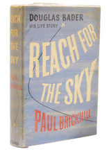 * Rare Signed By Douglas Bader * Paul Brickhill Reach For The Sky First Ed 1954