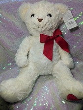 Large White Teddy Bear With