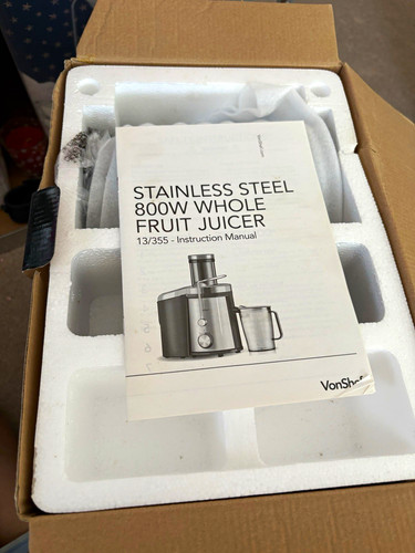 Vonshef whole fruit juicer - whole,