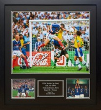 FRAMED ZINEDINE ZIDANE SIGNED