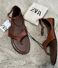 £50 Women Zara Leather Toe