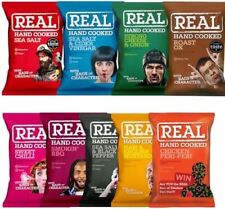 Real Crisps Mixed Box (Mixed between 9 flavours)  24 packs 35gm each per Box