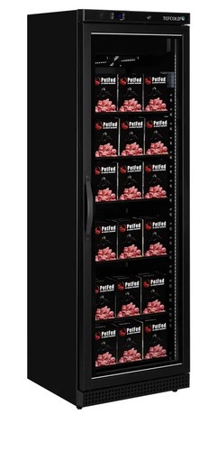 New glass door upright shop - ,