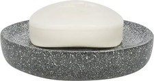 Croydex Oval Silver Glitter