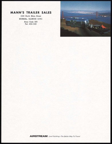 Vintage letterhead airstream - vintage,