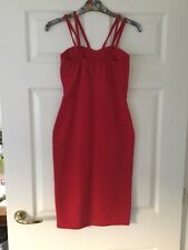 Select Double Thin strap little red dress size 6