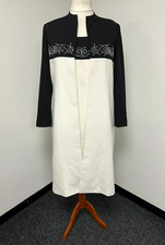 Condici Black White Mother of the Bride Dress Longline Jacket Set UK Size 18