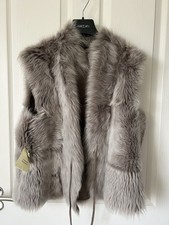 Grey/Taupe Real Sheepskin