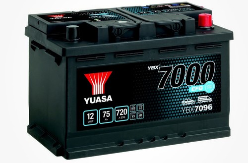 Yuasa car battery ybx - battery, 7000