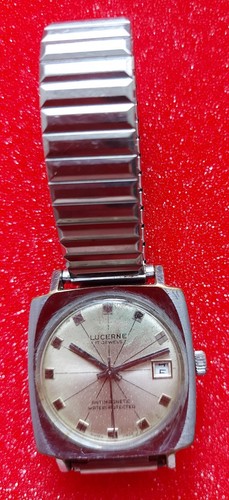 Vintage lucerne swiss watch - vintage,