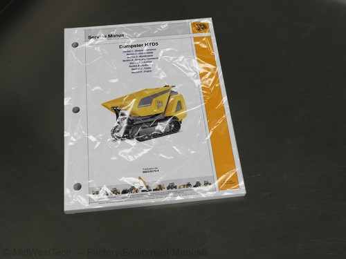 Jcb htd5 dumpster service - htd5,