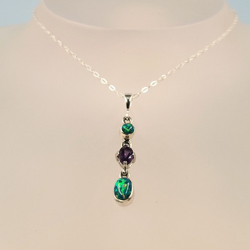 Amethyst green fire opal - amethyst,