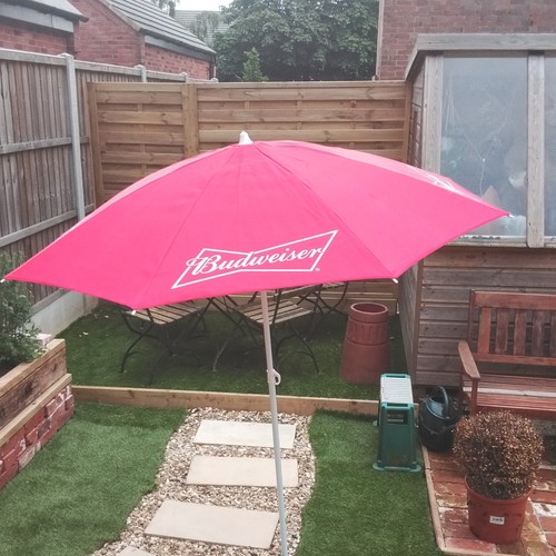 Budweiser parasol beer pub - (beer,
