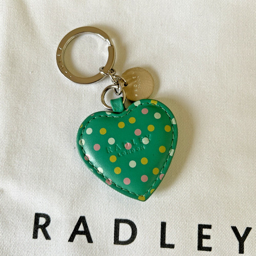 Radley leather green heart - radley,