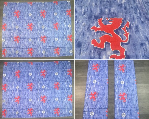 Vtg curtains rangers football - curtains,
