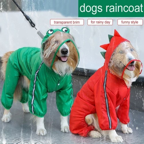 Pet dog raincoat coats - dog,